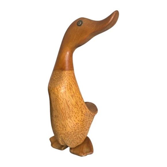 DCUK Vintage The Duck Company Hand Carved Folk Art Duck - Picture 1 of 9